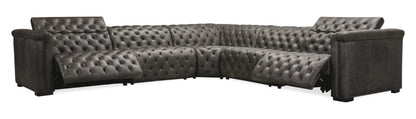 Hooker Furniture - Savion Grandier 5 pc Sectional w/4 Power Recline & 4 Power Headrest veiw 1