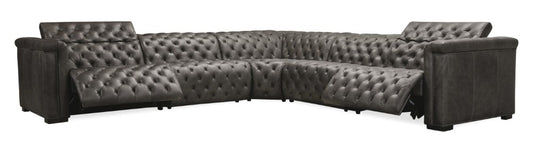 Hooker Furniture - Savion Grandier 5 pc Sectional w/4 Power Recline & 4 Power Headrest veiw 1