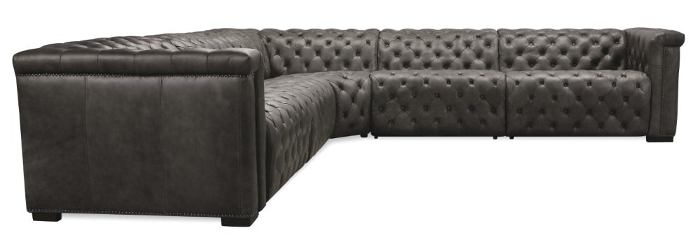Hooker Furniture - Savion Grandier 5 pc Sectional w/4 Power Recline & 4 Power Headrest veiw 2