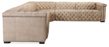 Hooker Furniture - Savion Grandier 5-Piece Power Headrest Sectional w/2 Power Recliners - SS434-G5PS-082 veiw 6