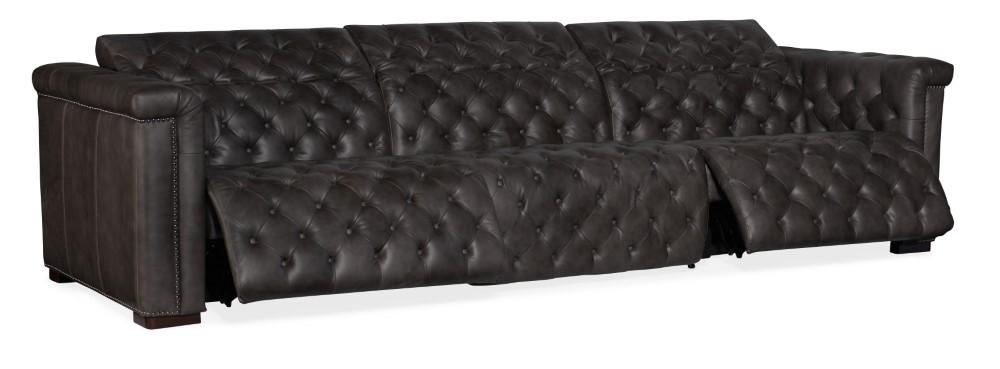 Hooker Furniture - Savion Grandier Sofa w/Power Recline & Power Headrest - SS434-GP3-096 veiw 3