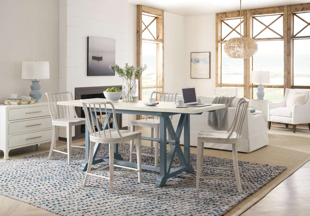 Hooker Furniture - Serenity Piers Friendship Table w/2-12in Leaves - 6350-75206-46 veiw 4