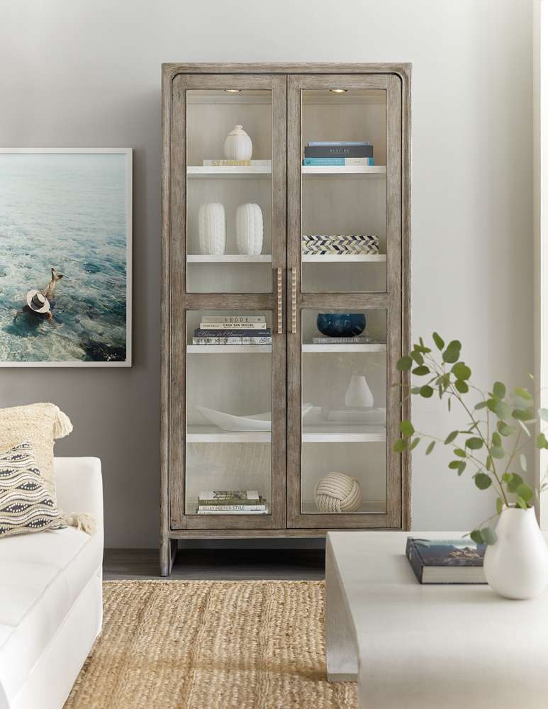 Hooker Furniture - Serenity Sanderling Display Cabinet - 6350-75906-95 veiw 7