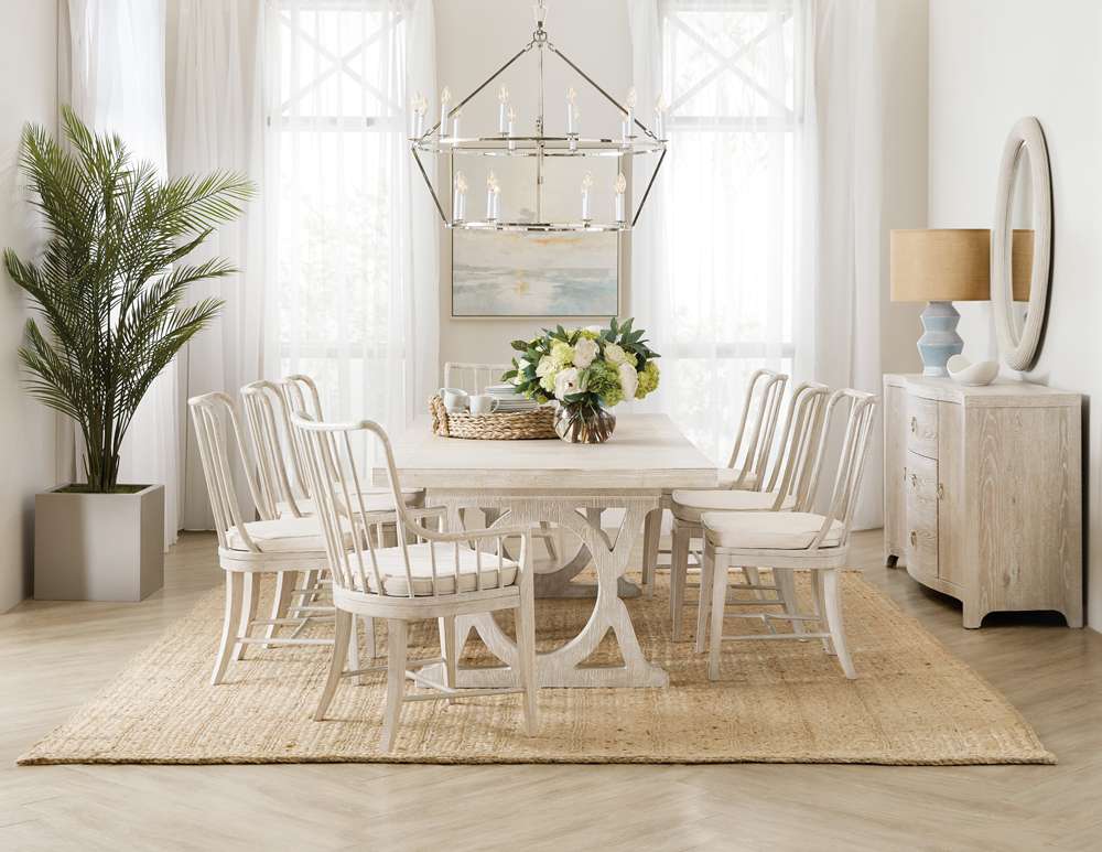 Hooker Furniture - Serenity Topsail Rectangle Dining Table w/2-18in Leaves - 6350-75207-80 veiw 3