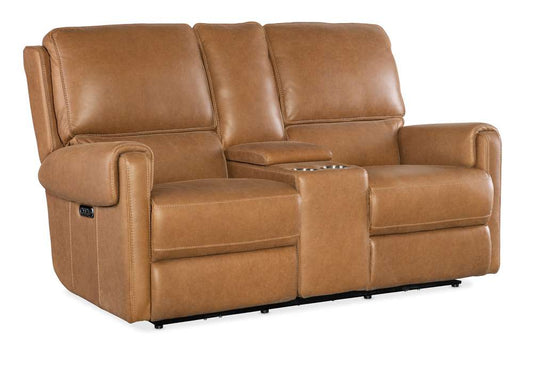 Hooker Furniture - Somers Power Console Loveseat w/Power Headrest - SS718-PHZC2-080 veiw 1