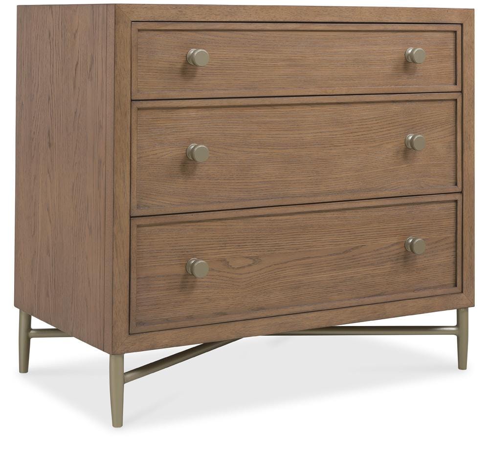 Hooker Furniture - Sonnet Three-Drawer Nightstand - 6072-90216-85 veiw 1