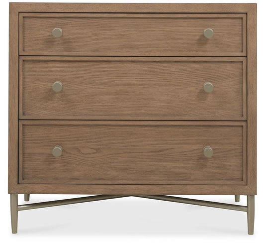 Hooker Furniture - Sonnet Three-Drawer Nightstand - 6072-90216-85 veiw 2
