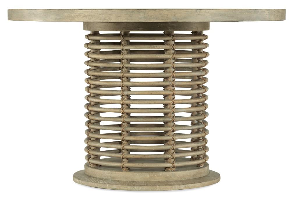 Hooker Furniture - Surfrider 48in Rattan Round Dining Table - 6015-75203-80 veiw 1