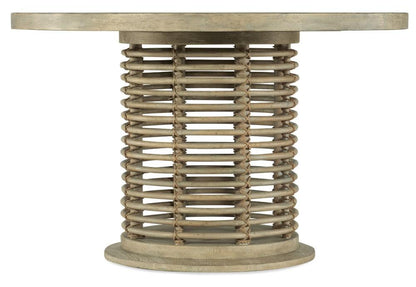 Hooker Furniture - Surfrider 48in Rattan Round Dining Table - 6015-75203-80 veiw 1