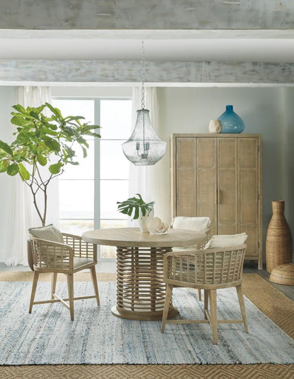 Hooker Furniture - Surfrider 48in Rattan Round Dining Table - 6015-75203-80 veiw 3