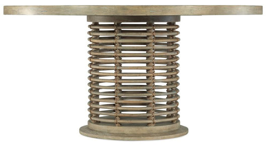 Hooker Furniture - Surfrider 60in Rattan Round Dining Table - 6015-75213-80 veiw 1