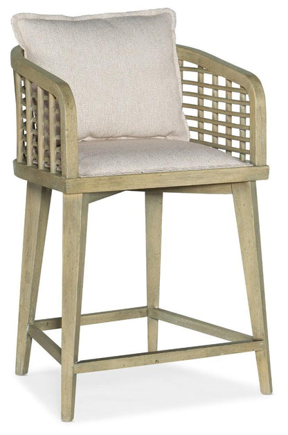 Hooker Furniture - Surfrider Barrel Back Counter Stool - 6015-75350-80 veiw 1