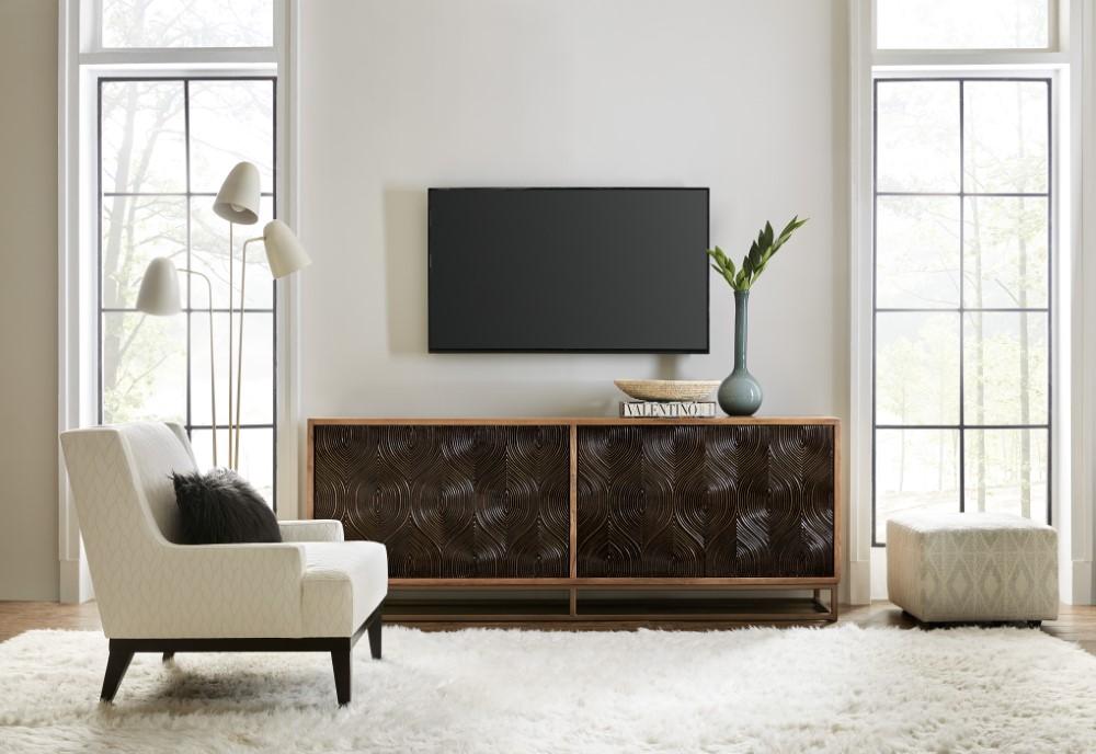 Hooker Furniture - Swirl Door Entertainment Console - 6344-55486-89 veiw 4