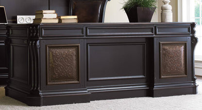 Hooker Furniture - Telluride 76 Executive Desk w/Leather Panels - 370-10-363 veiw 3