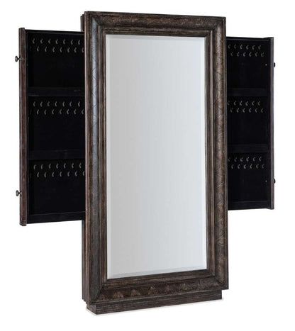 Hooker Furniture - Traditions Floor Mirror w/Hidden Jewelry Storage - 5961-50001-89_CLOSEOUT veiw 3