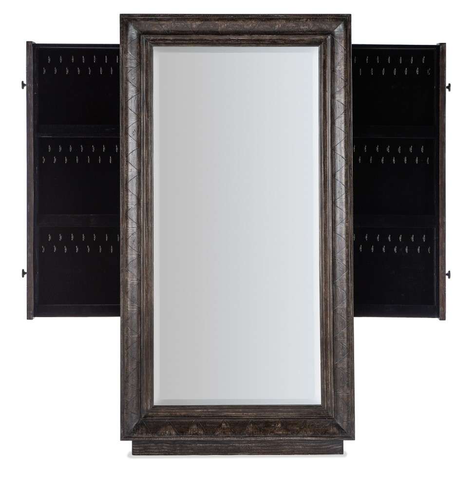 Hooker Furniture - Traditions Floor Mirror w/Hidden Jewelry Storage - 5961-50001-89_CLOSEOUT veiw 4