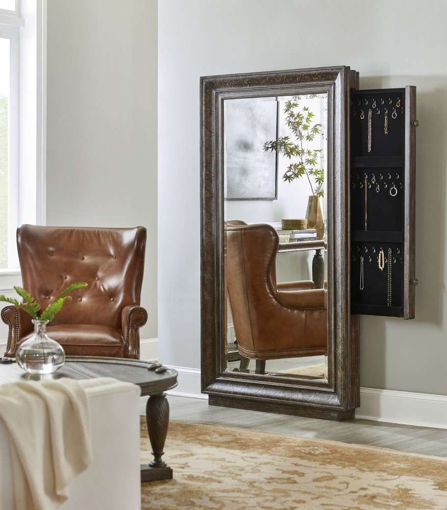 Hooker Furniture - Traditions Floor Mirror w/Hidden Jewelry Storage - 5961-50001-89_CLOSEOUT veiw 6