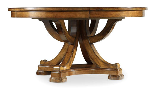 Hooker Furniture - Tynecastle Round Pedestal Dining Table with One 18 Leaf - 5323-75206 veiw 1