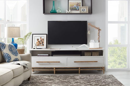 Hooker Furniture - Urban Elevation Low Entertainment Console - 1620-55488-WH veiw 3