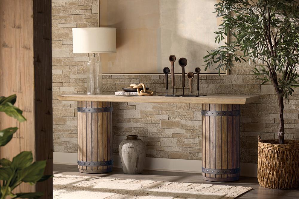 Hooker Furniture - Vineyard Row Console Table - 6952-80351-80 veiw 4