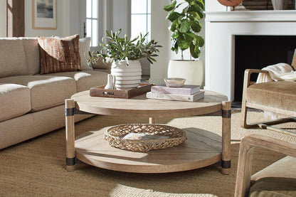 Hooker Furniture - Vineyard Row Round Cocktail Table - 6952-80211-80 veiw 3