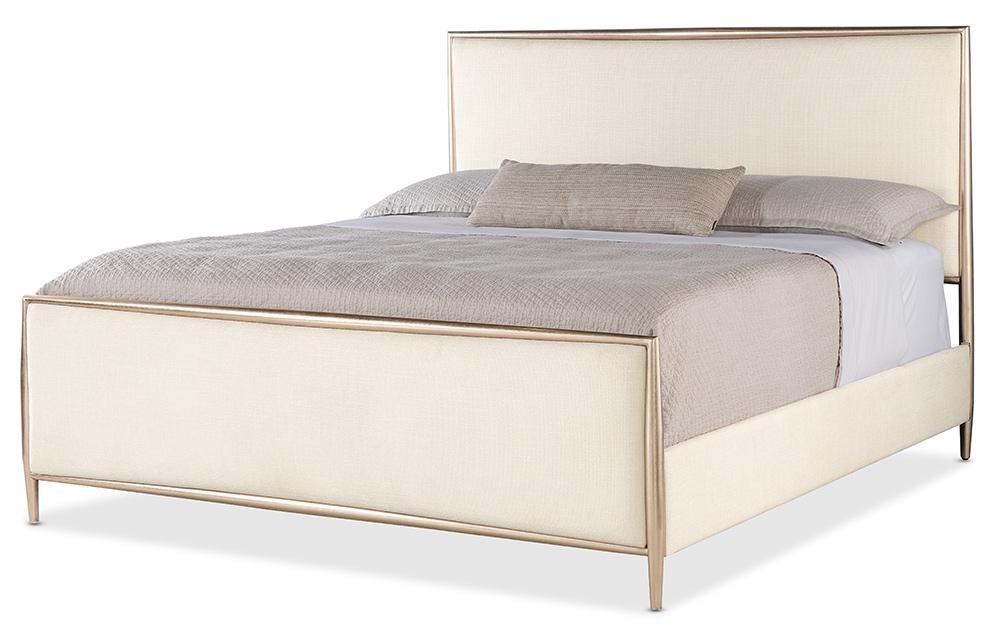 Hooker Furniture - Westwood Queen Upholstered Metal Bed in Beige - 6133-90150-95 veiw 3