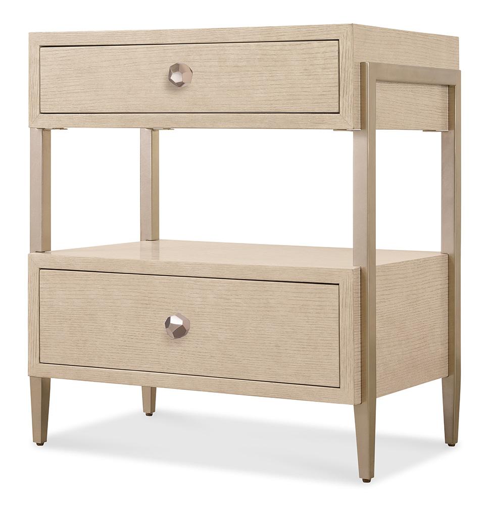 Hooker Furniture - Westwood Two-Drawer Nightstand in Light Wood - 6133-90116-80 veiw 3