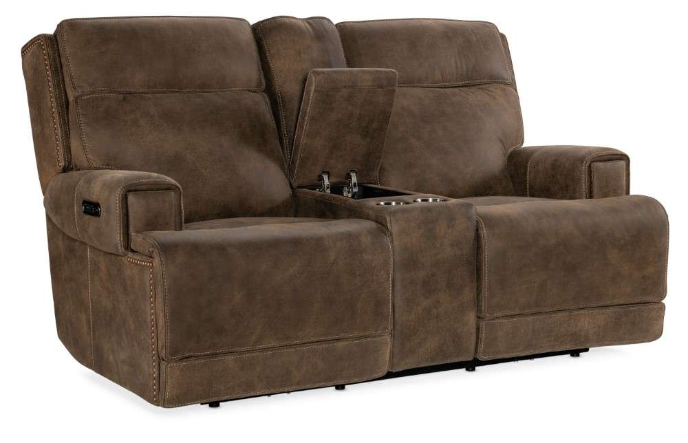 Hooker Furniture - Wheeler Power Console Loveseat with Power Headrest - SS762-PHZC2-085 veiw 2
