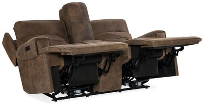 Hooker Furniture - Wheeler Power Console Loveseat with Power Headrest - SS762-PHZC2-085 veiw 4