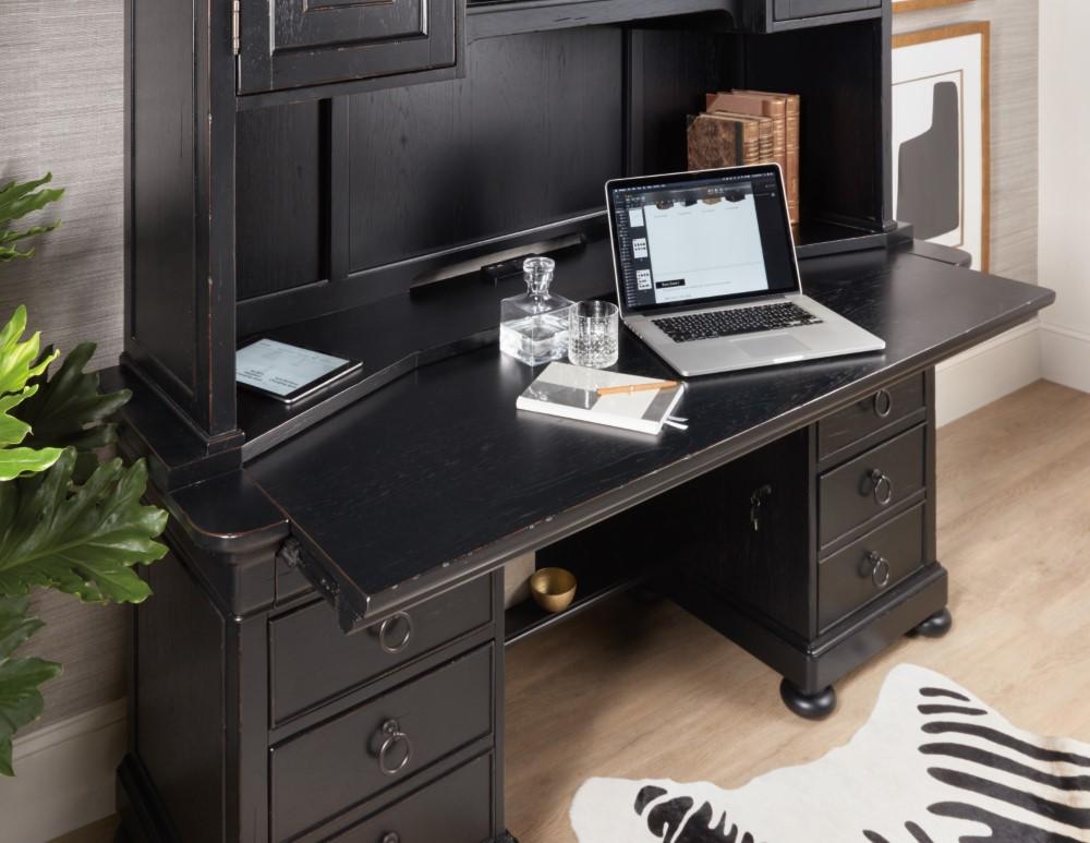 Hooker Furniture - Work Your Way Bristowe Computer Credenza - 5971-10464-99 veiw 4