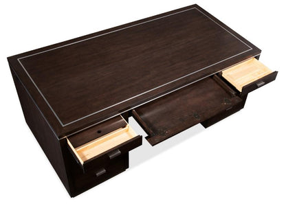 Hooker Furniture - Work Your Way House Blend Executive Desk - 5892-10562-85 veiw 5