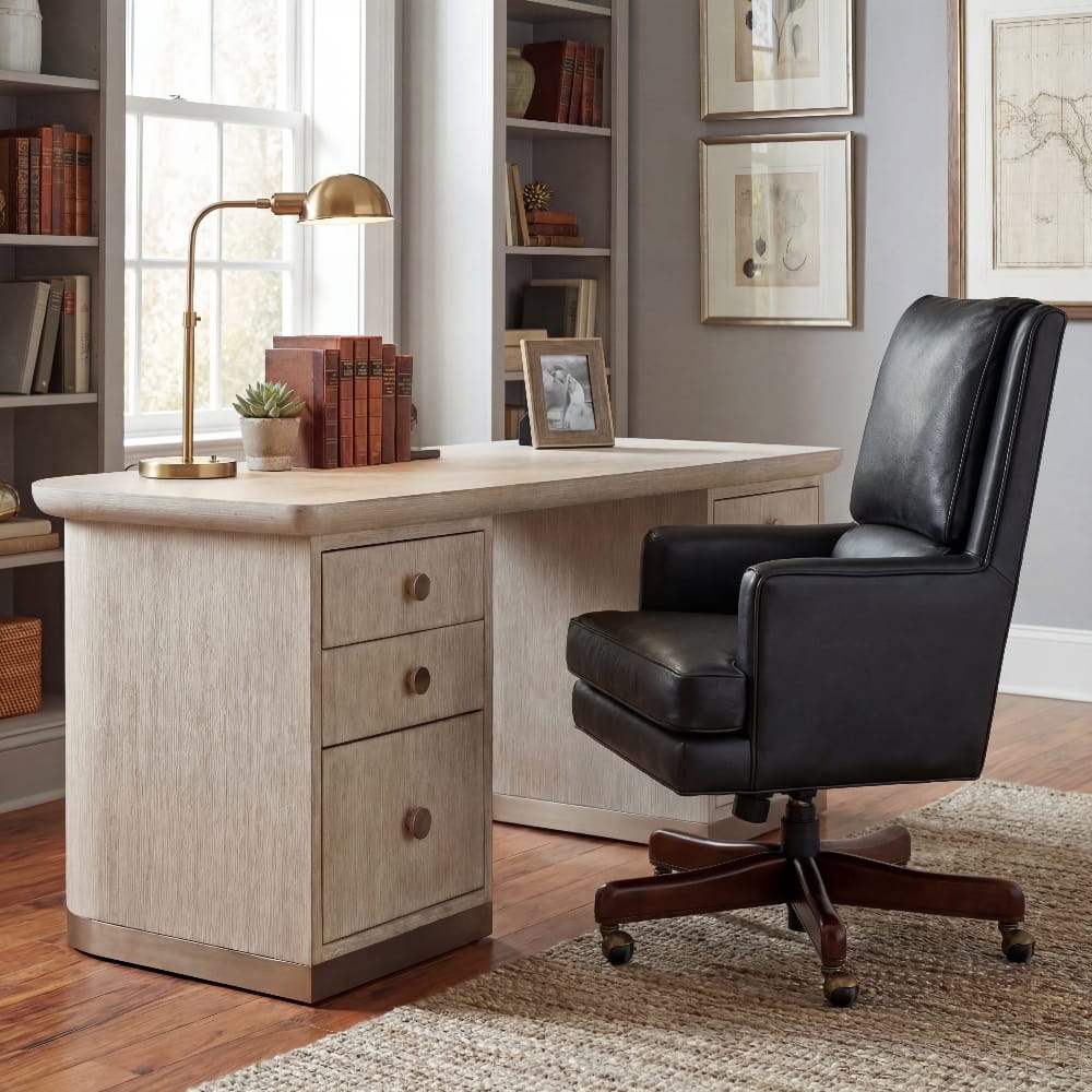 Hooker Furniture - Wright Executive Swivel Tilt Chair - EC387-099 view 2