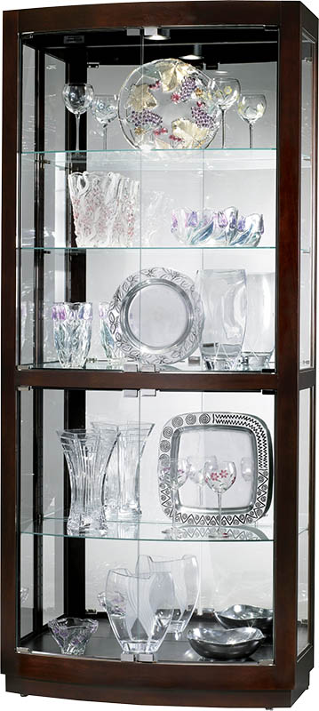Howard Miller - Bradington Black Coffee Curio Cabinet - 680395 veiw 1