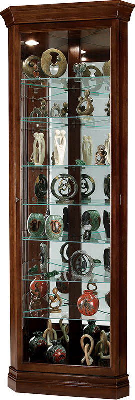 Howard Miller - Drake Cherry Bordeaux Curio Cabinet - 680483 veiw 1
