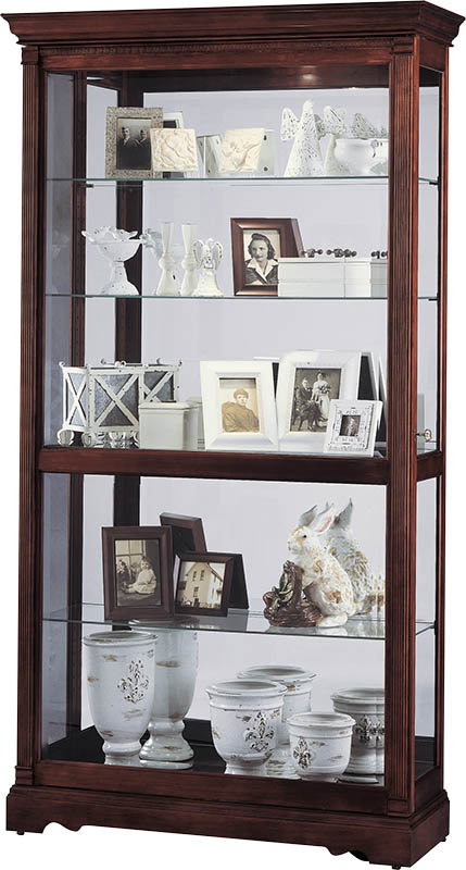 Howard Miller - Dublin Windsor Cherry Curio Cabinet - 680337 veiw 1