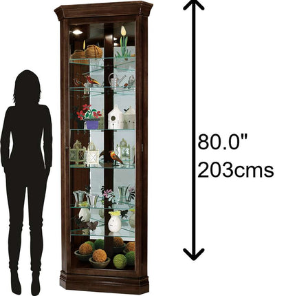 Howard Miller - Dustin Corner Curio Cabinet - 680484 veiw 2