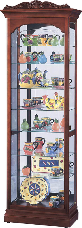 Howard Miller - Hastings Windsor Cherry Curio Cabinet - 680342 veiw 1