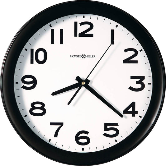 Howard Miller - Kenwick Black Satin Wall Clock - 625485 veiw 1