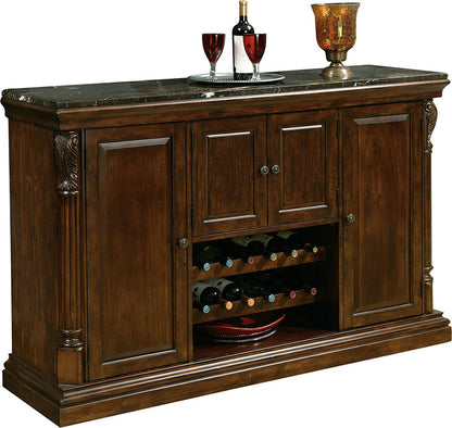Howard Miller - Niagara Console Rustic Cherry Wine & Bar Cabinet - 693006 veiw 1
