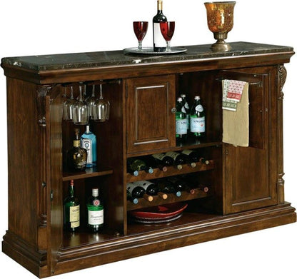 Howard Miller - Niagara Console Rustic Cherry Wine & Bar Cabinet - 693006 veiw 2
