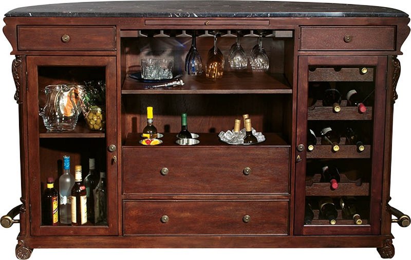 Howard Miller - Niagara Rustic Cherry Wine & Bar Cabinet - 693001 veiw 2