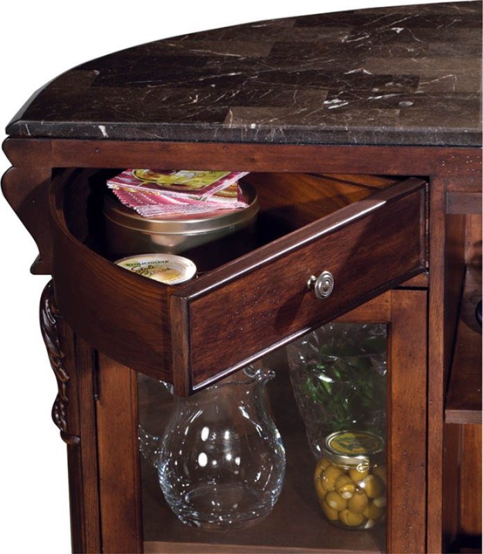 Howard Miller - Niagara Rustic Cherry Wine & Bar Cabinet - 693001 veiw 4