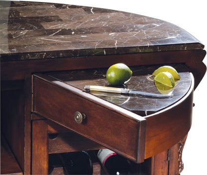 Howard Miller - Niagara Rustic Cherry Wine & Bar Cabinet - 693001 veiw 5