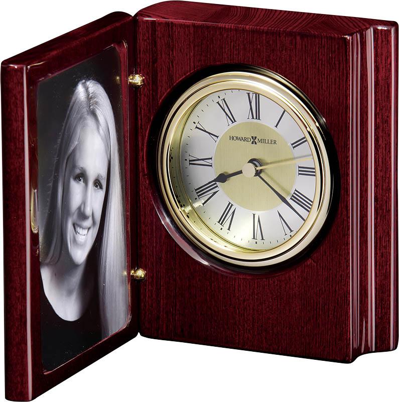 Howard Miller - Portrait Book Rosewood Table Top Clock - 645497 veiw 1