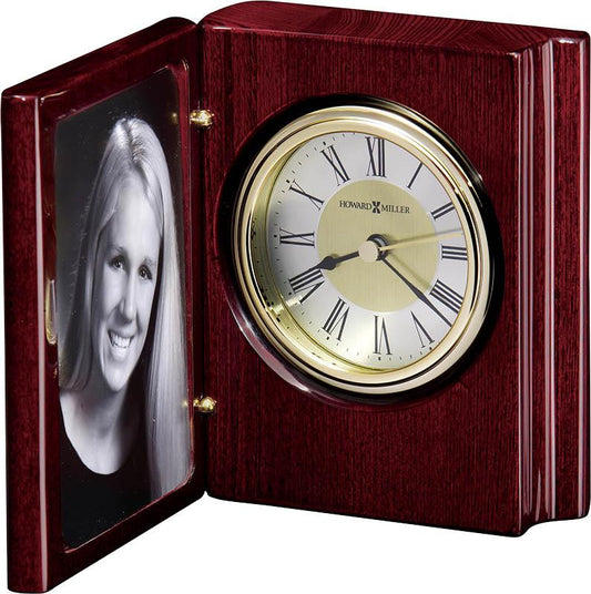 Howard Miller - Portrait Book Rosewood Table Top Clock - 645497 veiw 1