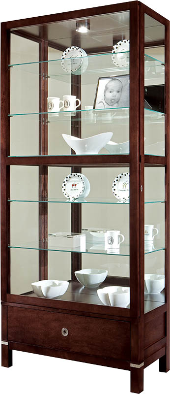 Howard Miller - Williamson Espresso Curio Cabinet - 680515 veiw 1