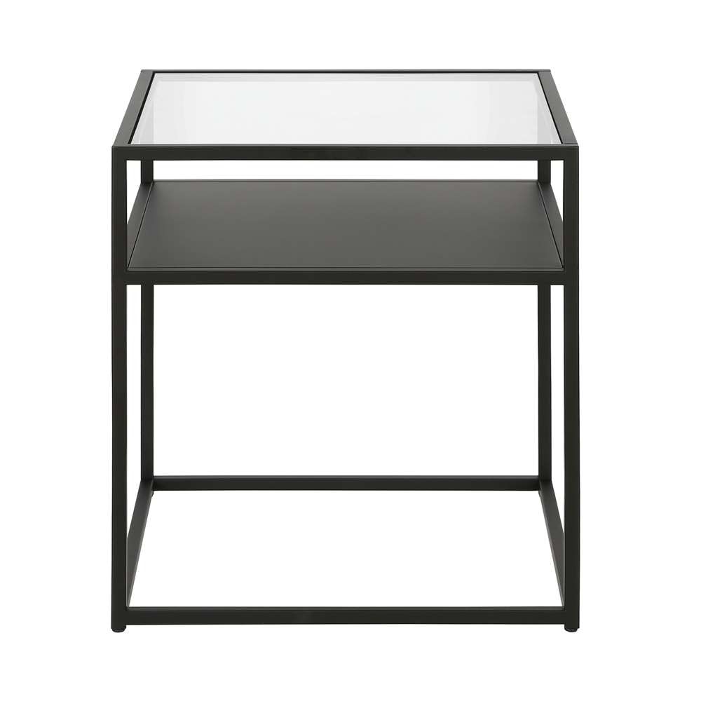 Hudson & Canal - Ada 20in Wide Square Side Table in Blackened Bronze - ST0357 veiw 3