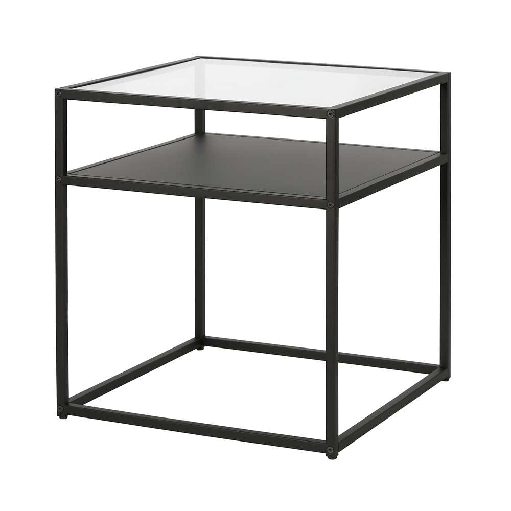 Hudson & Canal - Ada 20in Wide Square Side Table in Blackened Bronze - ST0357 veiw 4