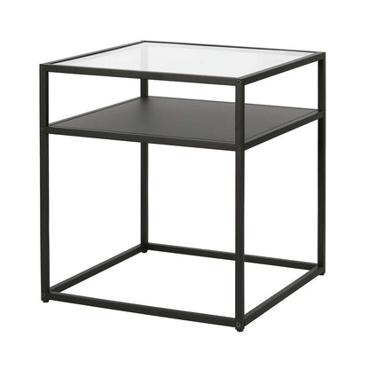 Hudson & Canal - Ada 20in Wide Square Side Table in Blackened Bronze - ST0357 veiw 4