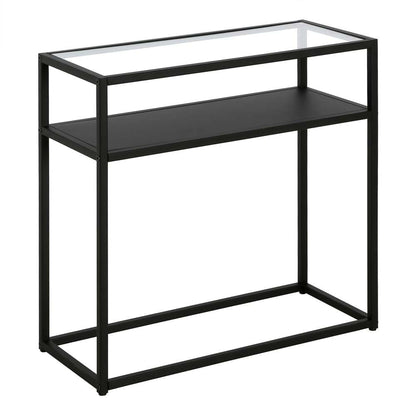 Hudson & Canal - Ada 24in Wide Rectangular Side Table in Blackened Bronze - ST1318 veiw 1
